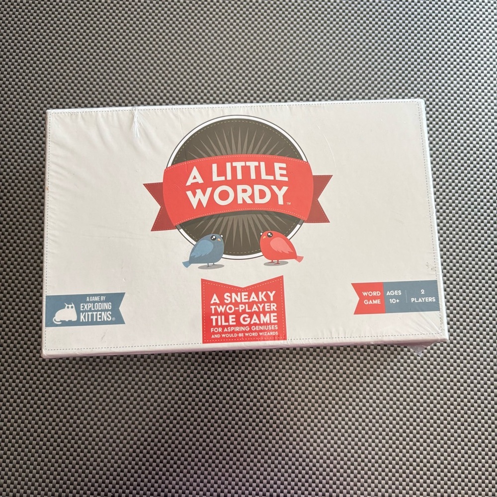 A Little wordy game by Exploding Kittens Word Game Ages 10+ 2 players